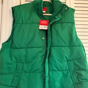 Wondershop Green Puffer Vest